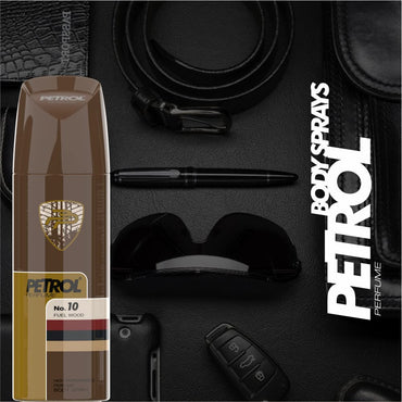 PETROL PERFUME |NO.10 FUEL WOOD | HIGH PERFORMANCE PERFUME BODY SPRAY - 200 ML