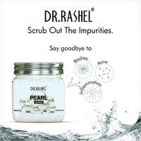DR.RASHEL Pearl Scrub For Face & Body (380 Ml) | All Skin |Cleanser Scrub For Deep Exfoliation | Dead Skin Remover Scrub | Tan Removal | Blackhead Remover Scrub
