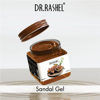 DR.RASHEL Sandal Gel For Face & Body (380 Ml) | All Skin |Cleanser Gel For Deep Exfoliation | Dead Skin Remover | Tan Removal | Blackhead Remover | Applicabl For Men and Women
