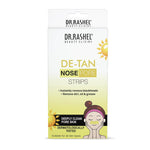 DR.Rashel Nose Pore Strips For Pore Cleansing | Deep Cleansing Nose Strips For Instant And Painless Blackheads Removal | Deep Purifying Blackhead Remover Strips for Nose | 10 PCS (De-Tan)