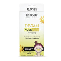 DR.Rashel Nose Pore Strips For Pore Cleansing | Deep Cleansing Nose Strips For Instant And Painless Blackheads Removal | Deep Purifying Blackhead Remover Strips for Nose | 10 PCS (De-Tan)