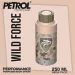 Petrol Perfume Wild Force Deodorant Long Lasting Fragrance Body Spray for Men 250ml