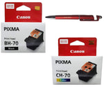 Canon BH 70 & CH 70 Printer Head G5070 G6070 with 3in1 Multi-Function Mobile Phone Stand, Stylus Pen, Anti-Metal Texture Rotating Ballpoint Pen (Very Colors)