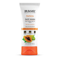 DR.RASHEL Papaya Face wash With Natural Papaya Extracts & Fruits Infused Facewash Deep cleansing and skin brightening for oily and dry skin - 100 ml