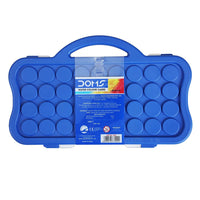 Doms 36 Shades 30mm Water Colour Cakes | Easy to Use Palette Lid | Organic Rich Colour Pigments | Free Brush Inside | Non-Toxic & Safe for Kids | Pack of 1