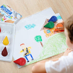 Doms 6 Shades Grippie Crayons Box Pack | Easy Grip For Toddlers | Bright & Intense Colors | Non Toxic Colouring Range, Safe For Children | Pack of 1