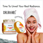 DR.RASHEL Scrub For Face & Body (Vitamin C Scrub, 380 ML) | All Skin |Cleanser Scrub For Deep Exfoliation | Dead Skin Remover Scrub | Tan Removal | Blackhead Remover Scrub