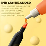 Risum Fine Marker Pen, Water Pen, Outline Marker Pens, Sketch Set, Drawing Materials, Acrylic Pen, Color Full Pen, Markers 48 Set, Paint Pens, Touch Cool Markers, Magic Pencil For Kids Black (24)