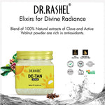DR.RASHEL De-Tan Scrub For Face & Body (380 Ml) | Revitalizing Tan Removal Scrub | Cleanser Scrub For Deep Exfoliation | Dead Skin Remover Scrub | Blackhead Remover Scrub | Skin Brightening Lightening