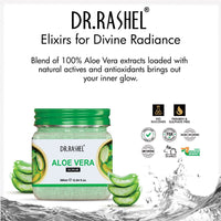 DR.RASHEL Aloe Vera Scrub For Face & Body (380 Ml) | All Skin |Cleanser Scrub For Deep Exfoliation | Dead Skin Remover Scrub | Tan Removal | Blackhead Remover Scrub
