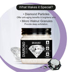 DR.RASHEL Diamond Face & Body scrub For Men And Women (380 Ml) | Anti Aging & Detoxxifying Scrub |Suitable For Deep Exfoliation & Removing Dead Skin