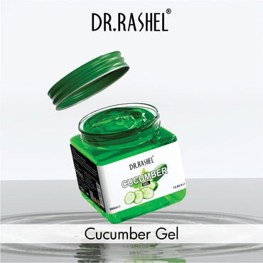 DR.RASHEL Cucumber Gel For Men & Women For Moisturizing And Glowing Skin Enrich With Natural Extract of Cucumber | Parabens, SLS, Silicones & Colour Free (380ml)
