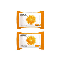 DR.Rashel Vitamin C Pack of 2 Face Wipes, Enriched with goodness of Vitamin C and Aloe Vera Extract | For Multi purpose use | Gives Refreshing and Glowing Skin.(25 pc x 2)