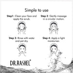 DR.RASHEL Almond Scrub For Face & Body (380 Ml) | All Skin |Cleanser Scrub For Deep Exfoliation | Dead Skin Remover Scrub | Tan Removal | Blackhead Remover Scrub