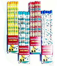 Nataraj Wooden Picture Pencils (Pack Of 50 Pencils 5 Sharpener Free)