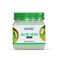 DR.RASHEL Aloe Vera Scrub For Face & Body (380 Ml) | All Skin |Cleanser Scrub For Deep Exfoliation | Dead Skin Remover Scrub | Tan Removal | Blackhead Remover Scrub