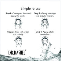 DR.RASHEL Cucumber Scrub For Face & Body (380 Ml) | All Skin |Cleanser Scrub For Deep Exfoliation | Dead Skin Remover Scrub | Tan Removal | Blackhead Remover Scrub