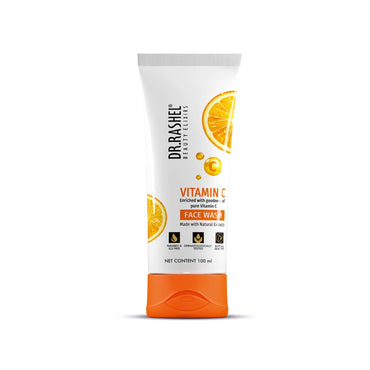 DR.RASHEL Charcoal Nose Strips & Vitamin C Face Wash Combo for Clearer Skin.