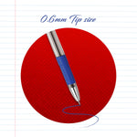 ello Technotip Ball Pen | Blue Ball Pens | Jar of 25 Units | Ball Pens for Students | Ball Point Pen Set | Writing Pens for School and Office Use Pens