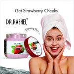 DR.RASHEL Strawberry Scrub For Face & Body (380 Ml) | All Skin |Cleanser Scrub For Deep Exfoliation | Dead Skin Remover Scrub | Tan Removal | Blackhead Remover Scrub