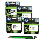 HP 934 Xl/935 Xl Set Of Original High Yield Ink Cartridges - Black/Cyan/ Magenta/Yellow