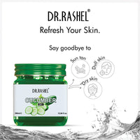 DR.RASHEL Cucumber Gel For Men & Women For Moisturizing And Glowing Skin Enrich With Natural Extract of Cucumber | Parabens, SLS, Silicones & Colour Free (380ml)