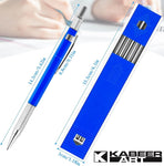KABEER ART 2.0Mm Mechanical Pencil With Leads|Black