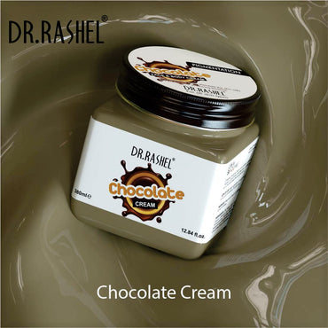 DR.RASHEL Chocolate Face Cream For Women and Men (380 Ml) | All Skin Types |Soft and Healthy Skin | Repairing & Nourishment | Deep Hydration & Moisturization | 100% Vegan | Paraben Free