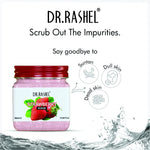 DR.RASHEL Strawberry Scrub For Face & Body (380 Ml) | All Skin |Cleanser Scrub For Deep Exfoliation | Dead Skin Remover Scrub | Tan Removal | Blackhead Remover Scrub