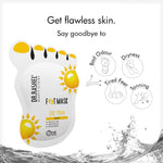 DR.RASHEL De-Tan Peeling & Exfoliating Foot Mask For Baby Soft Feet | Removes Dry Skin & Hard Calluses | Hydrates Dry Feet - 1.00 Count