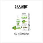 DR.RASHEL Tea Tree Hair oil that treats dry scalp, ceases dandruff & nourish our roots (100 ml)