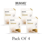DR.RASHEL Rice Face Sheet Mask With Serum For Women and Men | All Skin Types | Soft and Healthy Skin | Deep Cleansing & Oil Control | Repairing & Nourishment | Soothing And Hydrating | Paraben Free | Pack Of 4 | 20 Grams Each
