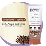 DR.RASHEL Coffee Face Wash For Men & Women Concentrate for Deep Cleansing & Clove Purifying With Active Coffee Beans Crushed And Natural Ingredients Suitable For All Skin Oily to Normal - 100 ML