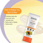 DR.RASHEL Papaya Face wash With Natural Papaya Extracts & Fruits Infused Facewash Deep cleansing and skin brightening for oily and dry skin - 100 ml