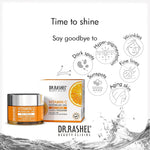 DR.RASHEL Vitamin C Day Cream For Women and Men | All Skin Types |Soft and Healthy Skin | Repairing & Nourishment | Deep Hydration & Moisturization | 100% Vegan | Paraben Free, Pack of 1