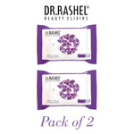 DR.Rashel Lavender Pack of 2 Face Wipes, Enriched with goodness of Lavener and Aloe Vera Extract | For Multi purpose use | Gives Refreshing and Glowing Skin.(25 pc x 2)