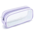 Elegious Big Net Pencil Pouch Durable, Stylish & Spacious Organizer for Pens, Pencils, and Small Accessories Ideal for School, Office, and Travel Pack of 1 (Big NET Purple Pouch) Brand: Elegious