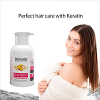 DR.Rashel Keratin Shampoo Enriched with Goodness of Keratin & Lemon Extract | Deep Hair care | Sutiable For Shiny, Smooth & Breakage Free Healthy Hair For Men Women 250 ML