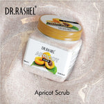 DR.RASHEL Apricot Scrub For Face & Body (380 Ml) | All Skin |Cleanser Scrub For Deep Exfoliation | Dead Skin Remover Scrub | Tan Removal | Blackhead Remover Scrub