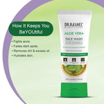 DR.RASHEL Aloe Vera Face Wash Enriched with Goodness of Pure Aloe Vera & Vitamin C with No Parabens, SLS, Silicones & Colour (100 ml)