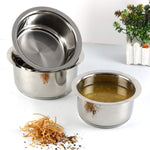 Vinod Kitchen in The Box Stainless Steel Cookware Combo Set of 25 Pcs | Multipurpose Kitchen Set for Cooking | Bartan/Donga Set | Induction and Gas Base- Silver