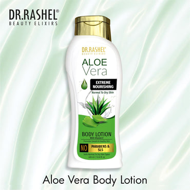 DR.RASHEL Aloe Vera Body Lotion For Men & Women (400 ML)