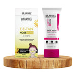 DR.RASHEL De-Tan Nose Strips & White Skin Face Wash Combo For Radiant Complexion.
