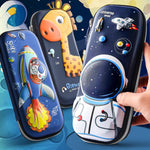 wolpin Ethylene Vinyl Acetate (EVA) 1Pc 3D Pencil Case, Large Capacity Pencil Pouch Bag For Boys & Girls Students With Zip Closure Portable Stationery Bag Organizer Eva, Space Blue