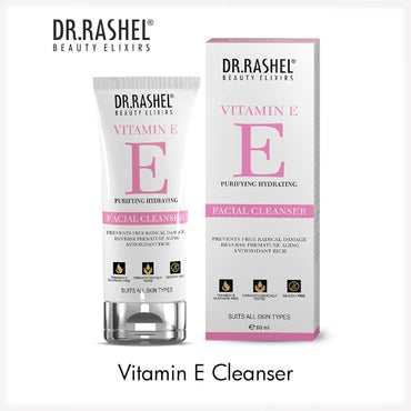 DR. RASHEL VITAMIN E FACIAL CLEANSER WHICH PURIFIES & HYDRATES, PARABEAN & SULPHATE FREE