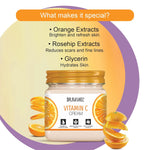 DR.RASHEL Vitamin C Cream For Men & Women With Goodness of Orange Extract & Glycerin (380 Ml) | Hydrating & Moisturizing Facial Cream |soothing & Cleansing Facial Cream For All Skin Types