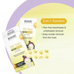 DR.Rashel Nose Pore Strips For Pore Cleansing | Deep Cleansing Nose Strips For Instant And Painless Blackheads Removal | Deep Purifying Blackhead Remover Strips for Nose | 10 PCS (De-Tan)