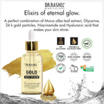 Dr.Rashel Gold Face Serum for Moisturizing & Glowing Skin | Fighting against Aging, Sun Damage, Dark Spots | 30ml