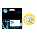 HP 965 Cyan Original Ink Cartridge