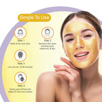 DR.RASHEL Golden Glow Peel Off Mask For Men & Women (120ml) | Fights Pollution & Dirt | Removes Impurities & Acne | Deeply Detoxifies Skin | Pack of 1